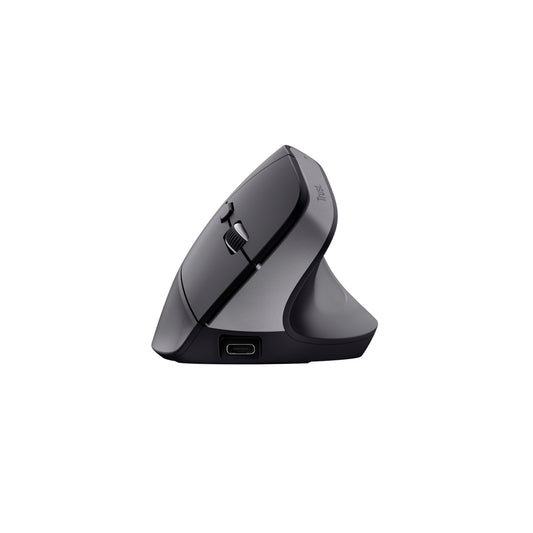 Mouse Trust Bayo+ Inalámbrico Ergonómico Multidispositivo - Negro