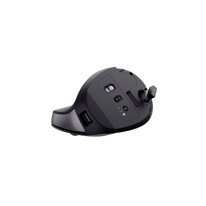 Mouse Trust Bayo+ Inalámbrico Ergonómico Multidispositivo - Negro