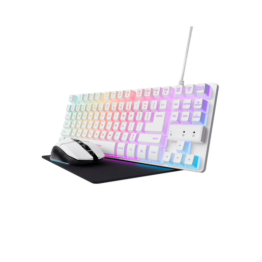 Combo Teclado y Mouse trust GXT 794W 3 en 1