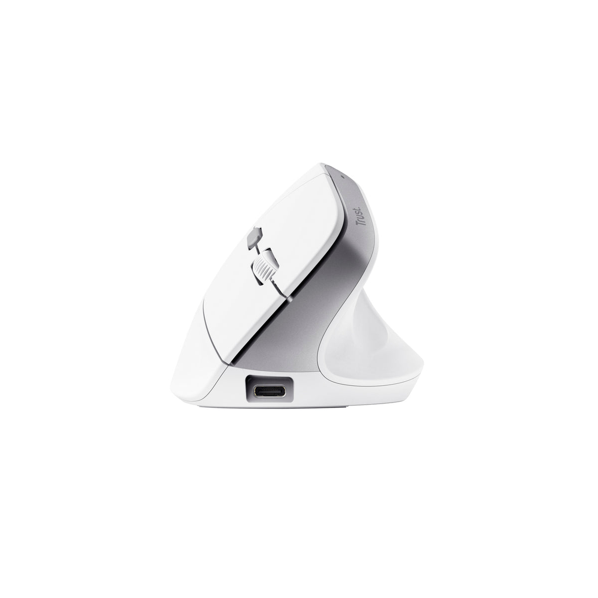 Mouse Trust Bayo II inalámbrico Ergonómico - Blanco