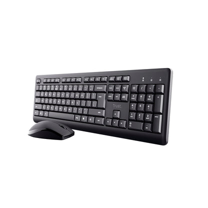 Combo Teclado y Mouse Trust Primo Inalámbricos