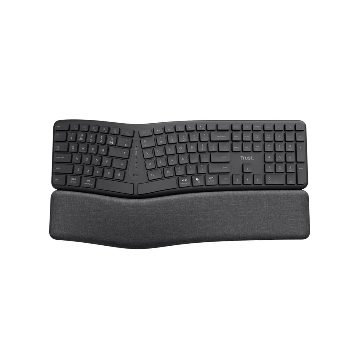 Teclado Trust Keyra Inalámbrico ergonómico multidispositivo