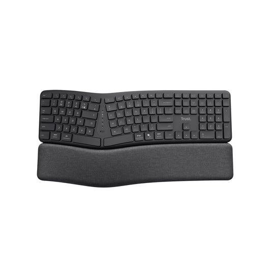 Teclado Trust Keyra Inalámbrico ergonómico multidispositivo