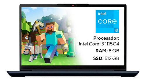 Portátil Lenovo Ideapad 3 14itl6 Core I3 1115g4 8gb 512gb