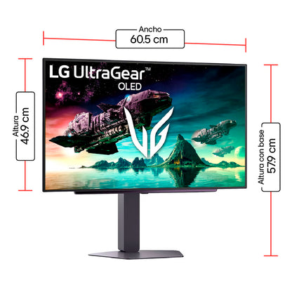 Monitor Gamer LG 27GX704A UltraGear GX7 OLED 27 240Hz 0.03ms