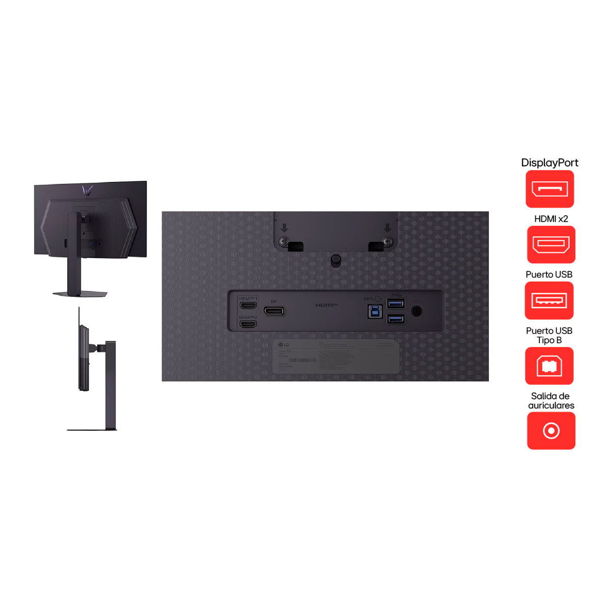 Monitor Gamer LG 27GX704A UltraGear GX7 OLED 27 240Hz 0.03ms