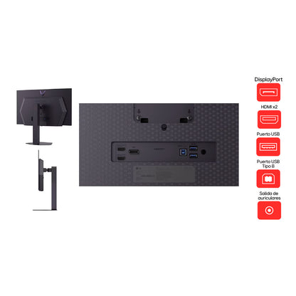 Monitor Gamer LG 27GX704A UltraGear GX7 OLED 27 240Hz 0.03ms