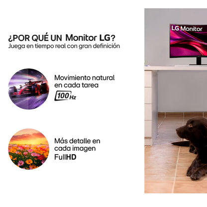 Monitor Curvo LG 27 27U421A-B FHD HDMI USB-C 100Hz