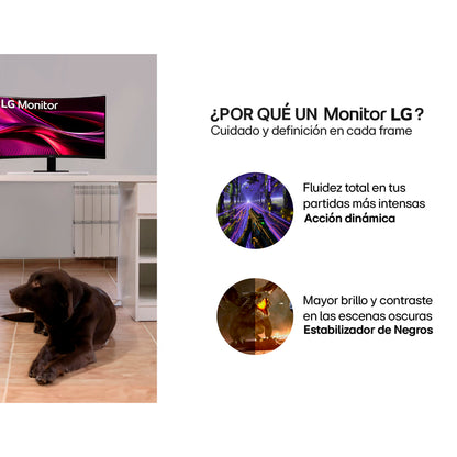 Monitor Curvo LG 27 27U421A-B FHD HDMI USB-C 100Hz