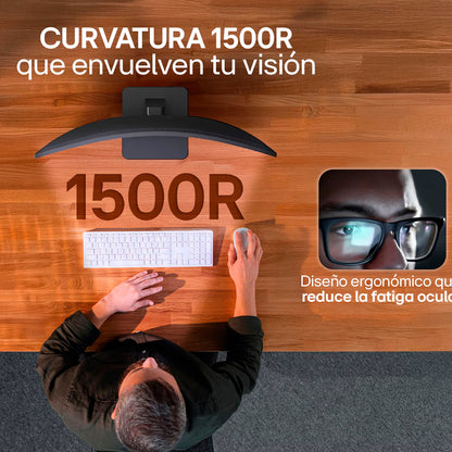 Monitor Curvo LG 27 27U421A-B FHD HDMI USB-C 100Hz