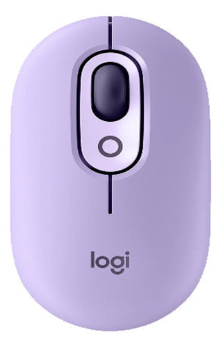Mouse Inalámbrico Logitech Popmouse Emojis Color Cosmos