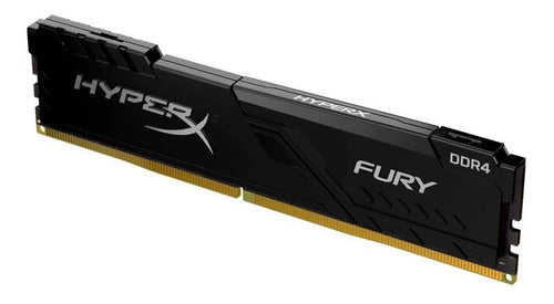 Memoria Ram Gamer 16gb Ddr4 2666 Hyperx Fury Black Pc Torre