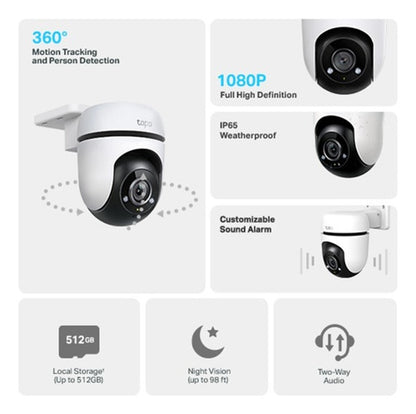 Cámaras Tapo C500 Vigilancia Wifi Tp-link X3 Fhd 360°