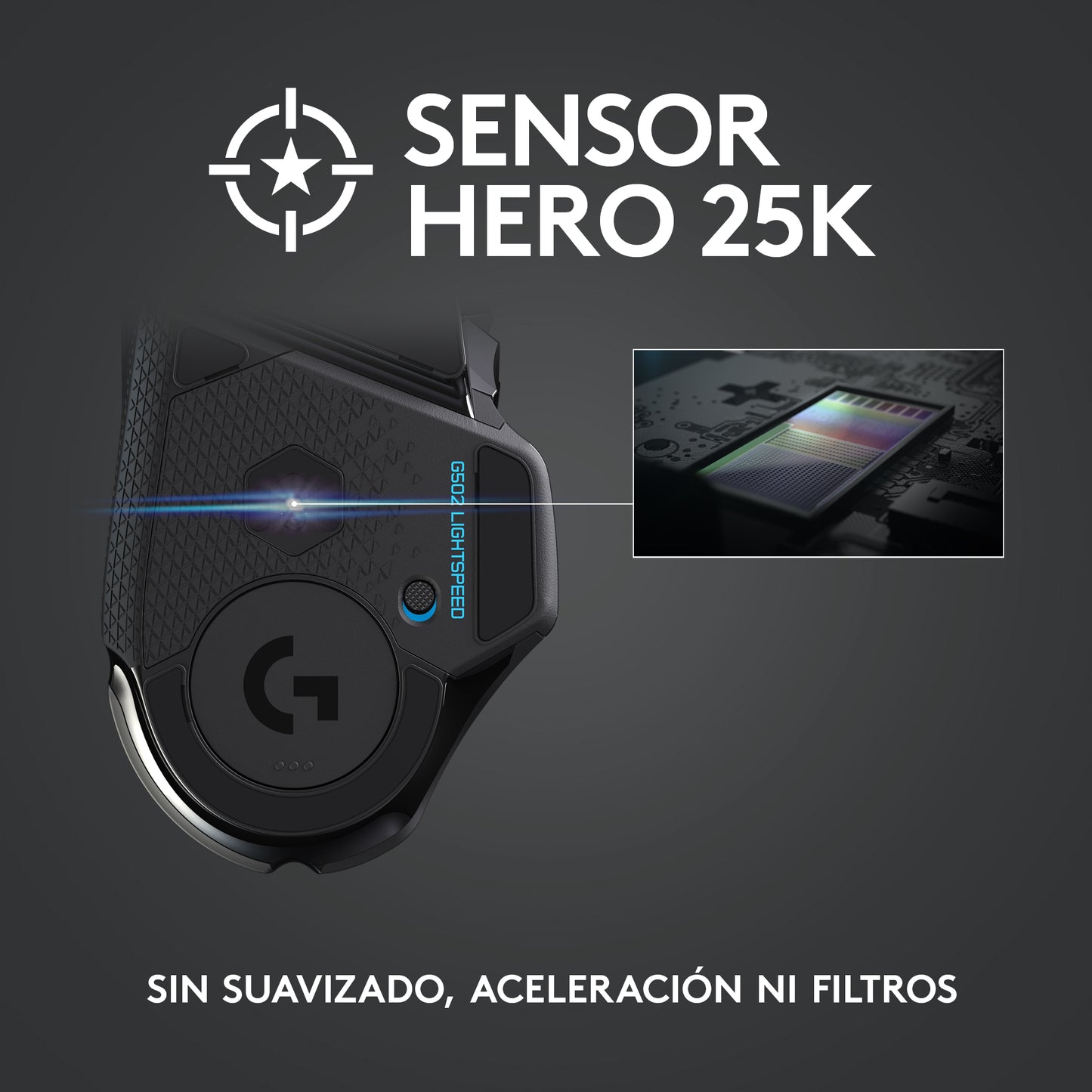 Mouse Gamer Inalámbrico Recargable Logitech G Ightspeed G502