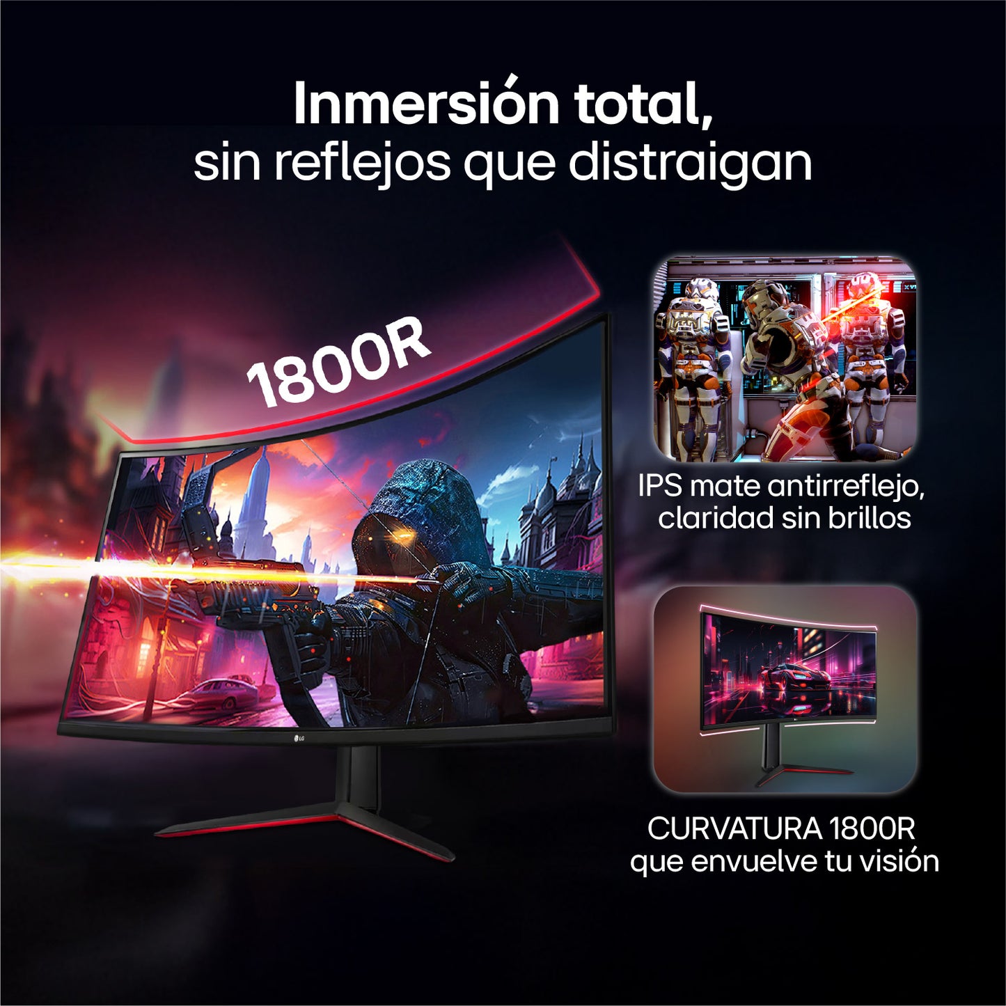 Monitor Gamer Curvo LG 34GP63A 34 AMD FreeSync QHD 160Hz 1ms