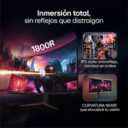 Monitor Gamer Curvo LG 34GP63A 34 AMD FreeSync QHD 160Hz 1ms