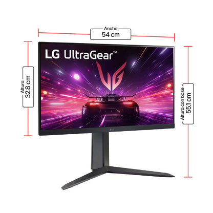 Monitor Gamer LG 24GS65F 24 FHD IPS 180Hz 1ms UltraGear