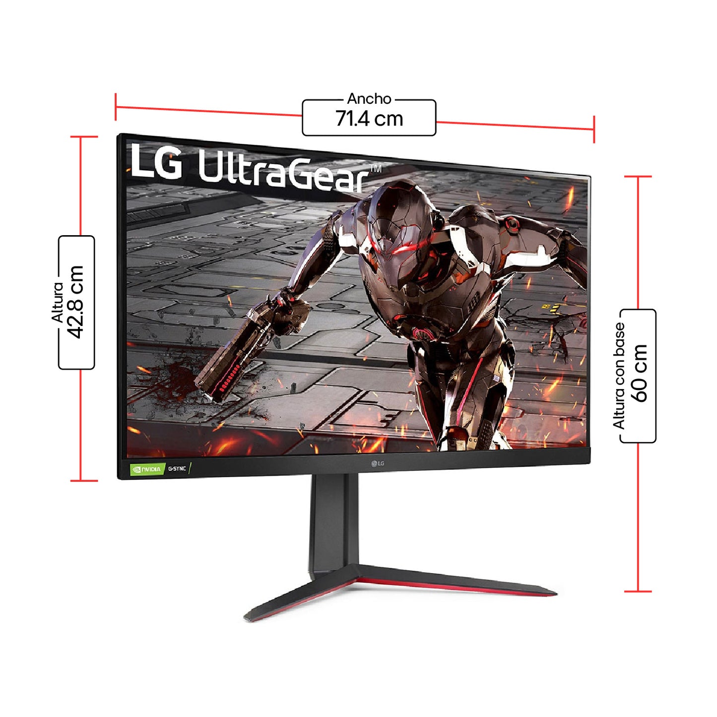Monitor Gamer LG 32GN55R-B 32 VA FHD 1ms 165Hz AMD FreeSynC