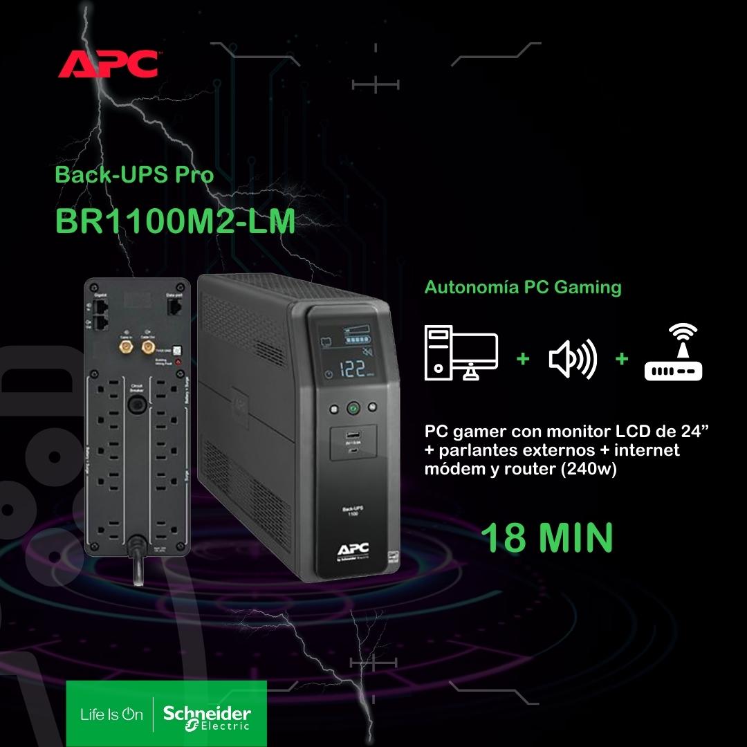 Ups Apc Br1100m2 1100va Interactiva Gamer Ps4 Pc Xbox Dvr