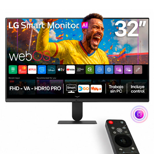 Monitor LG 32U501SB-B 32" Full HD HDR 120Hz Smart AI