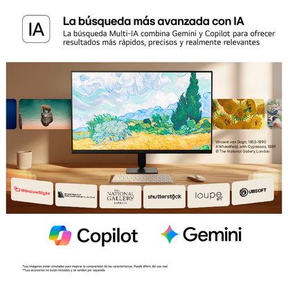 Monitor LG UltraFine 32U701SB-B VA 31.5" UHD 4K WebOs