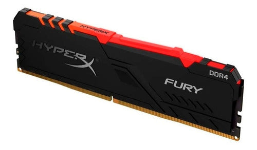 Memoria Ram Gamer 8gb Hyperx Fury Black Rgb Ddr4 3600 Dimm