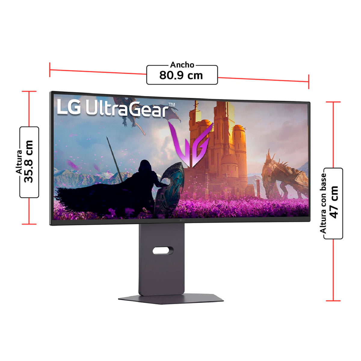 Monitor Gamer LG 34G600A UltraGear Curvo WQHD 34 160Hz 1ms