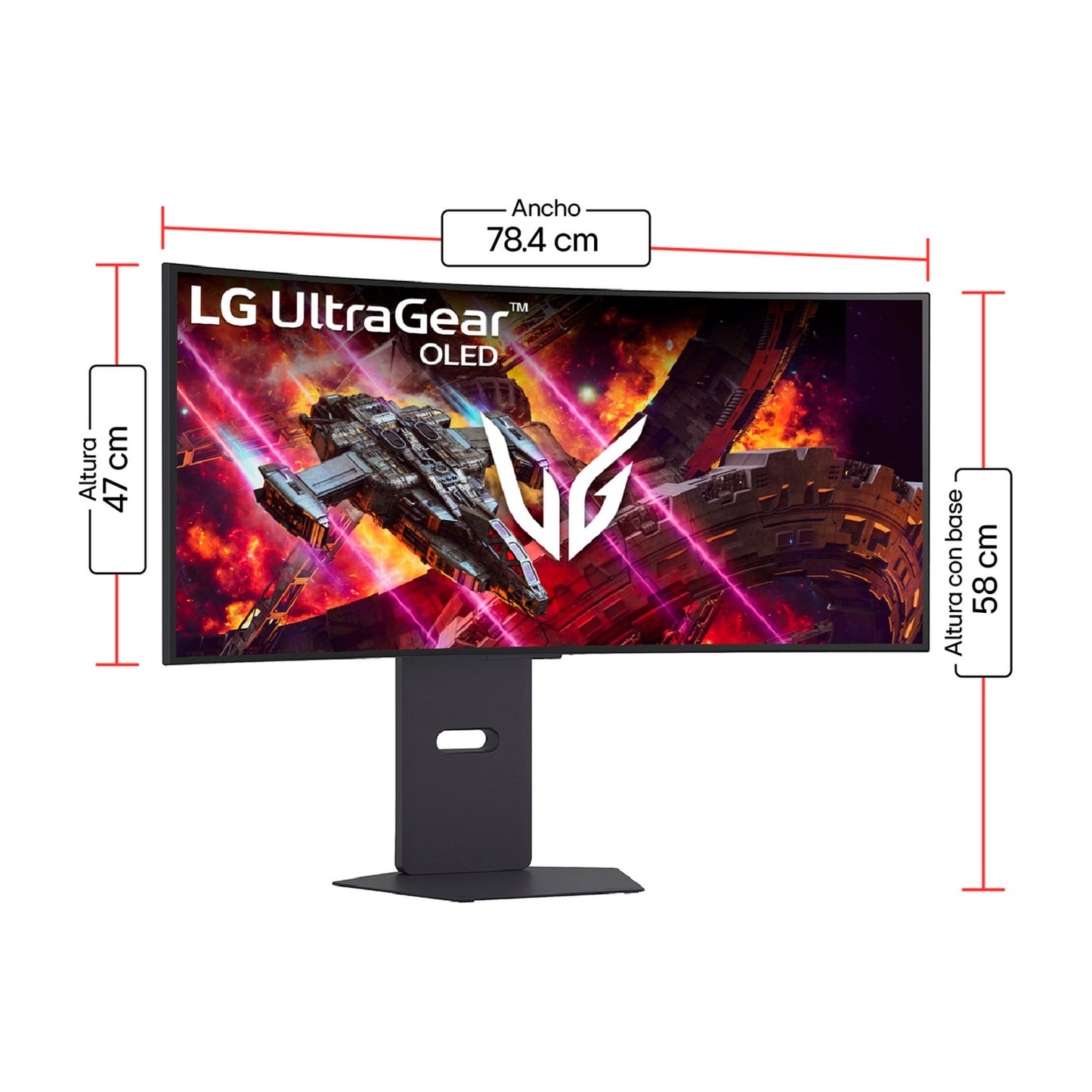 Monitor Curvo Gamer UltraGear LG 34GX900A WQHD 240Hz OLED 34