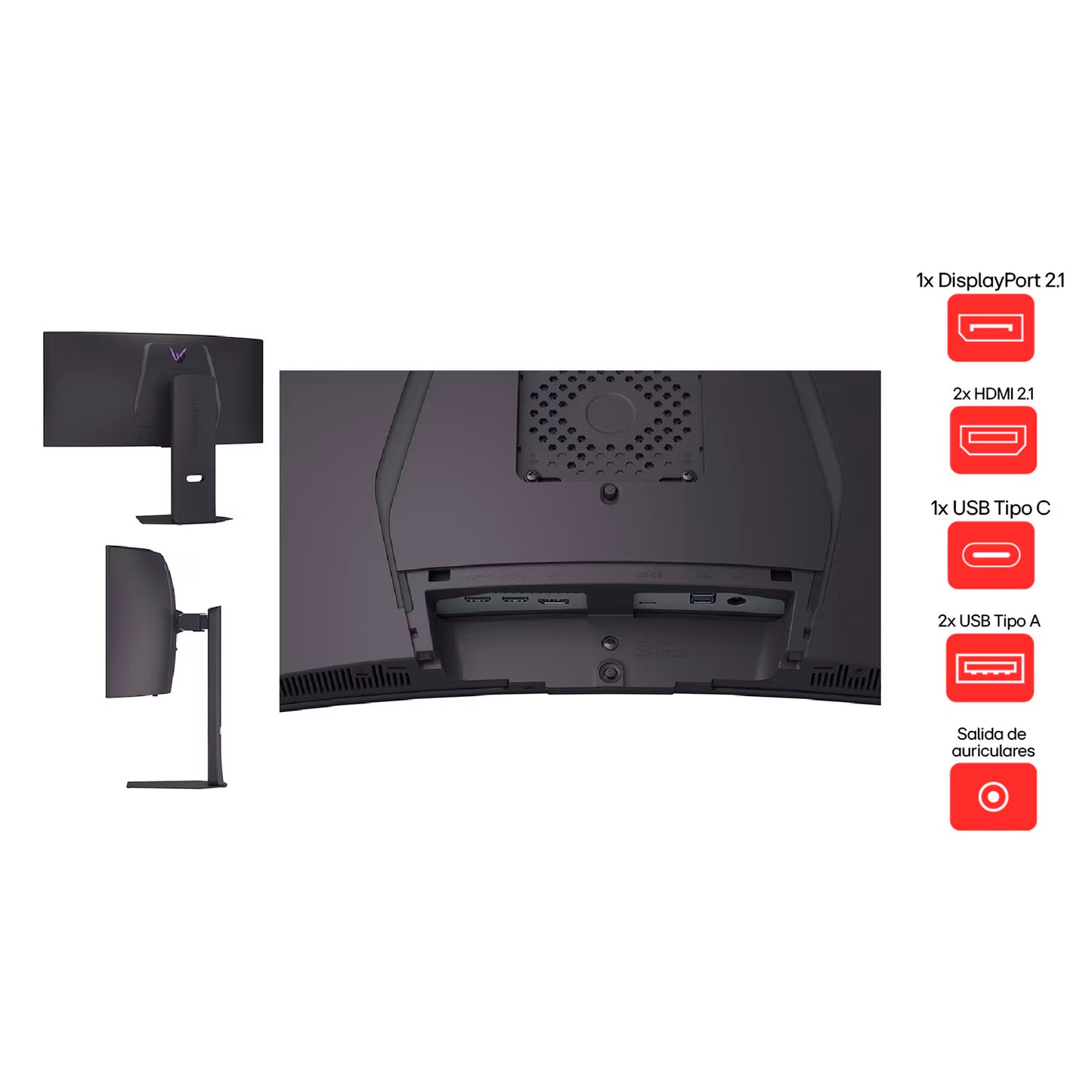 Monitor Curvo Gamer UltraGear LG 34GX900A WQHD 240Hz OLED 34
