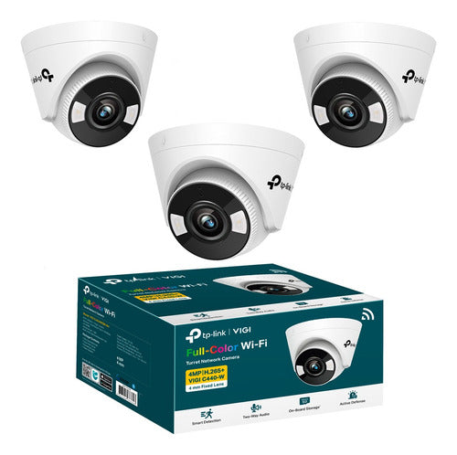 Vigi C440-w Cámara Seguridad 4mp Color De Noche Ip X3 Unid