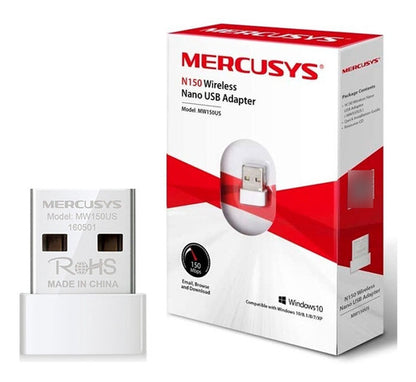 Adaptador De Red Wifi Usb Nano 150mbps Mw150us Mercusys