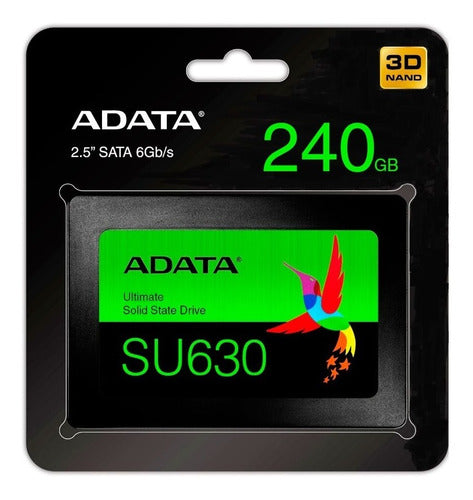 Disco De Estado Solido Ssd 240gb Adata Su630 3d Sata 2.5