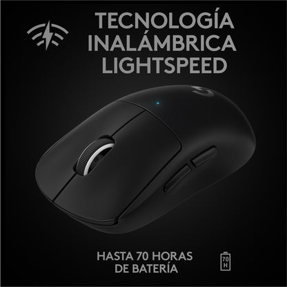 Mouse Gamer Inalambrico Logitech Pro Series Pro X Negro