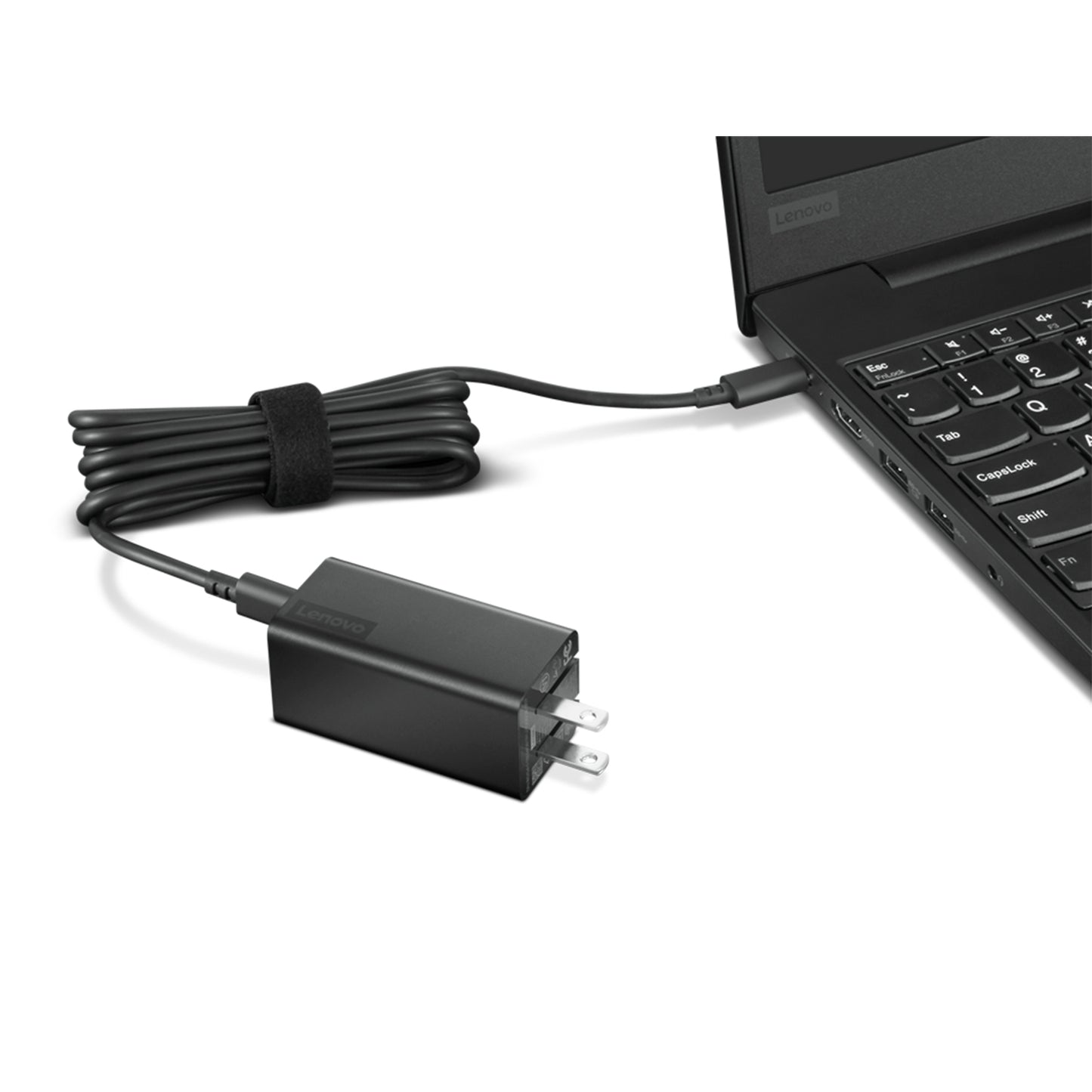 Cargador Lenovo 65W Gan USB Type-C - Negro