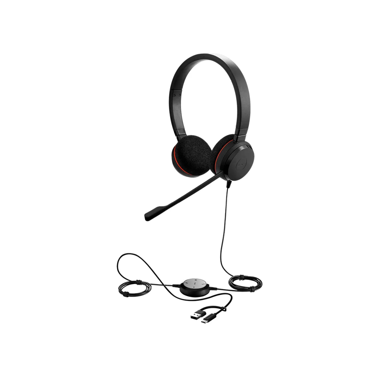 Diadema Jabra Evolve 20 Estéreo USB-C/A - Negro