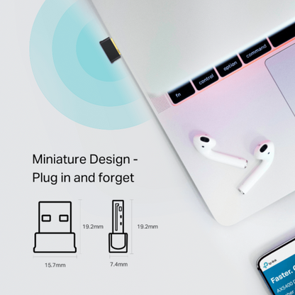 Tp-link Archer T2ub Nano Adaptador Wifi Ac600 Bluetooth Usb