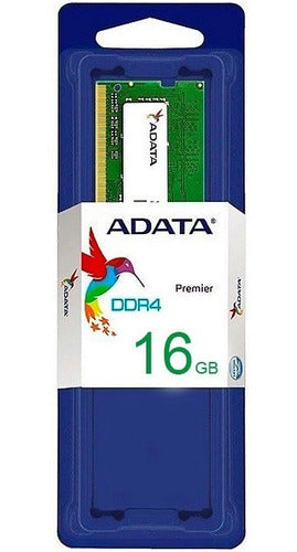 Memoria Ram 16gb Adata Para Portátil Y Aio Ddr4 2666mhz