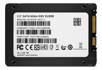 Disco De Estado Solido Ssd 480gb Adata Su630 3d Sata 2.5
