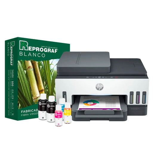 Impresora Multifuncional HP Smart Tank 790 + Resma de Papel