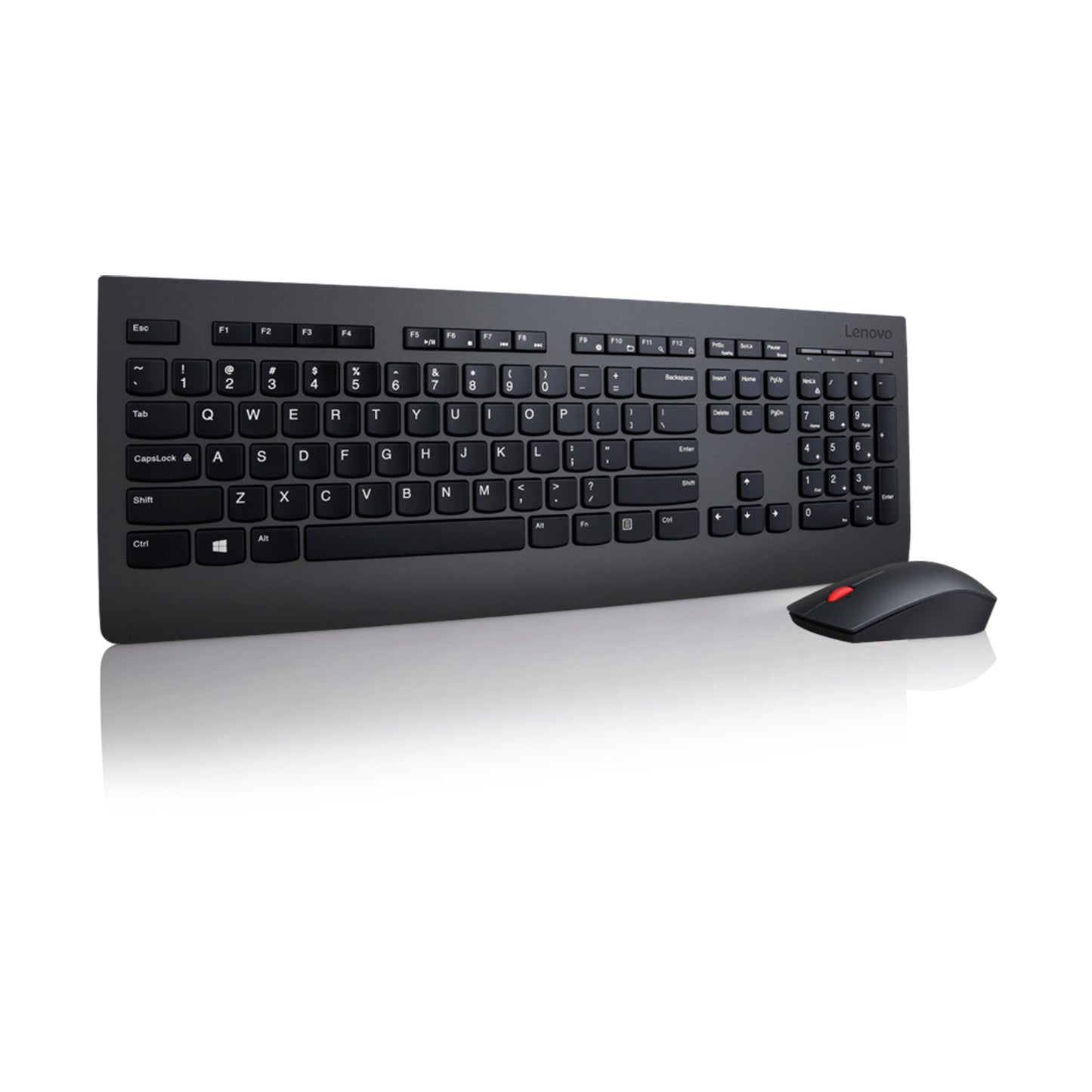 Combo teclado y mouse lenovo inalambrico - Negro