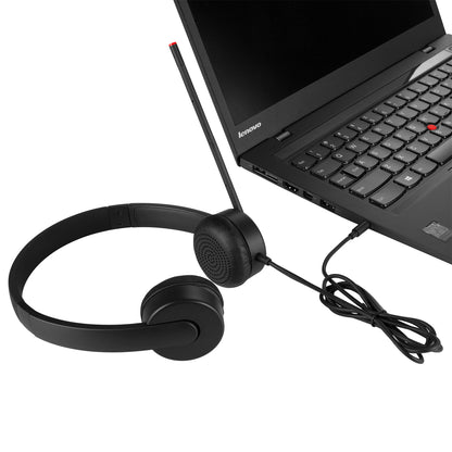 Diadema Lenovo Essential estereo 3.5 mm  - Negro
