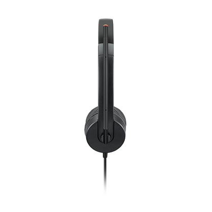 Diadema Lenovo Essential estereo 3.5 mm  - Negro