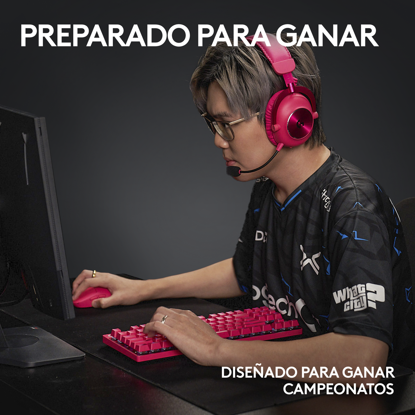 Mouse Logitech Gamer Inalámbrico Pro X SUPERLIGHT 2 Magenta