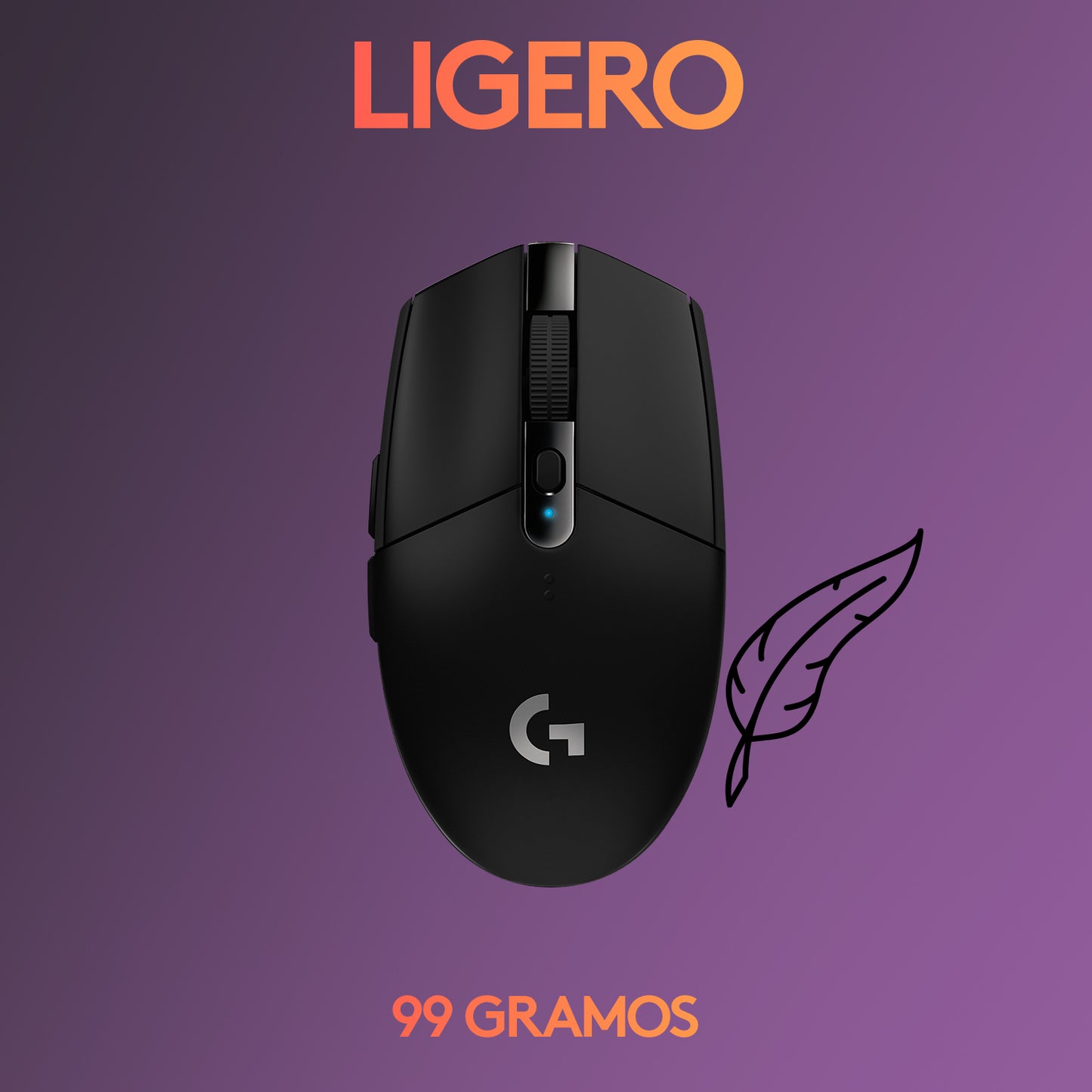 Mouse Gamer Inalámbrico Logitech G305 Lightspeed 12000dpi