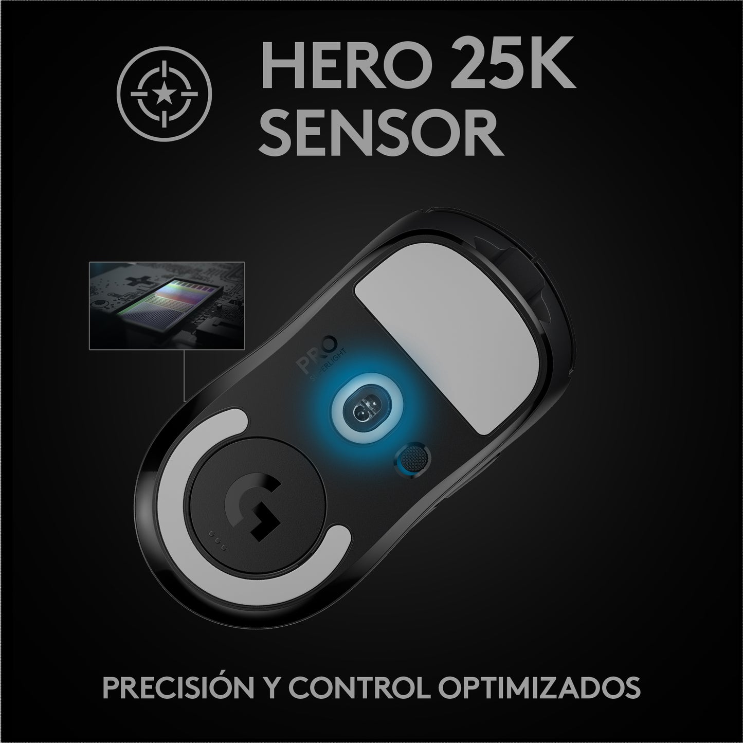 Mouse Gamer Inalambrico Logitech Pro Series Pro X Negro