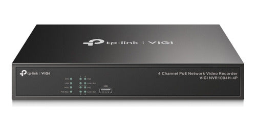 Nvr Tp-link Vigi Nvr1004h 4 Canales Grabacion 4k Hdmi Poe+