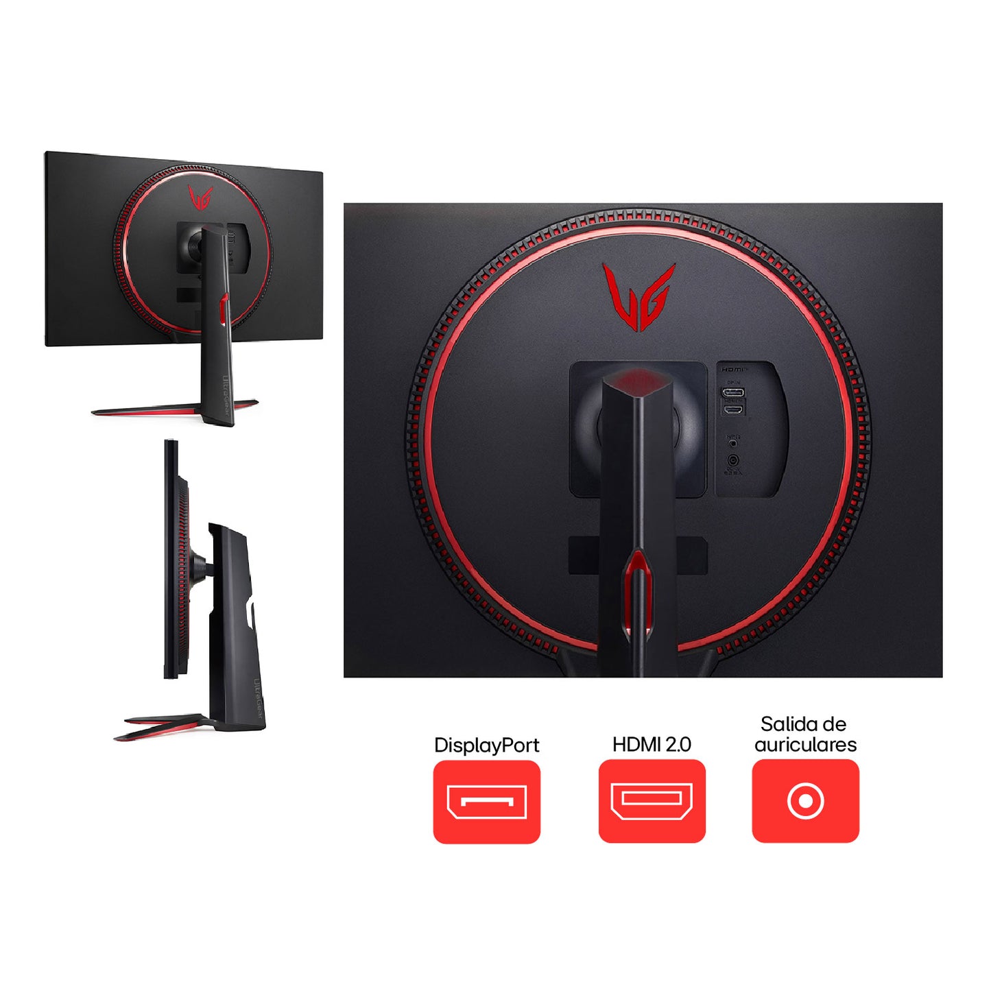 Monitor Gamer LG 32GN55R-B 32 VA FHD 1ms 165Hz AMD FreeSynC