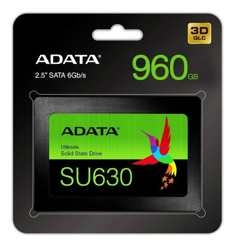 Disco De Estado Solido Ssd Su630 960gb Adata Su630 3d Sata