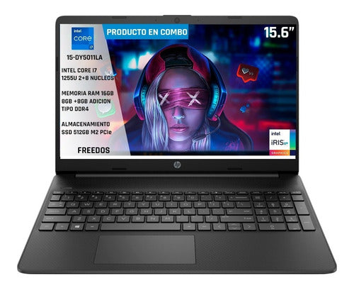 Portatil Hp Core I7 1255u 12gen 16gb Ram 512gb Ssd 15dy5011
