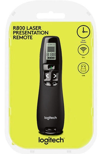 Presentador Diapositivas Inalambrico Logitech R800 Puntero